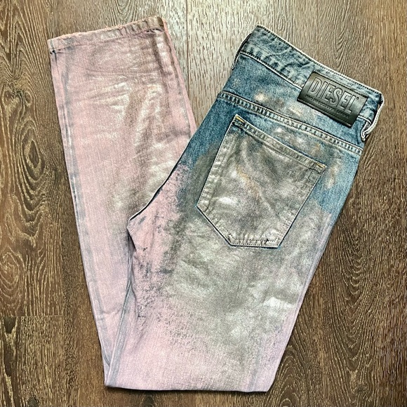 Diesel D-rifty SP4 Slim Low Waist Jeans - Picture 9 of 11